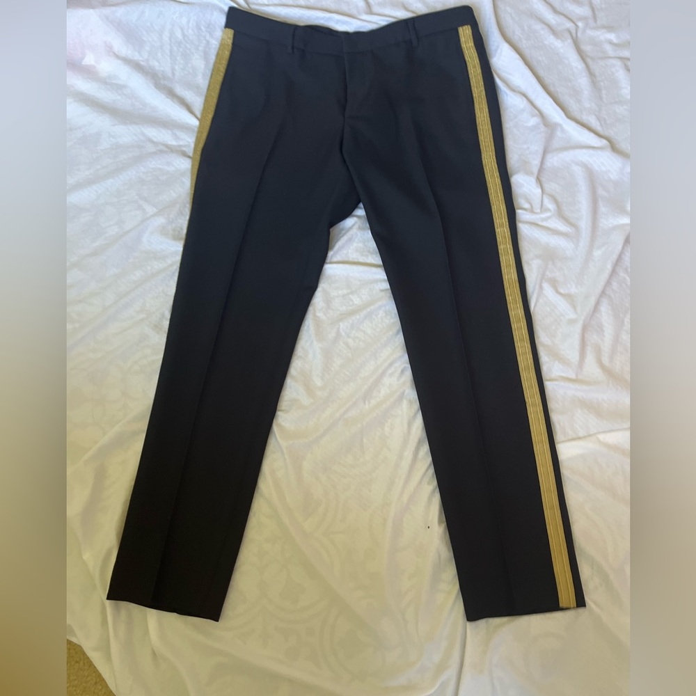 Gucci Navy Blue Dress Pants